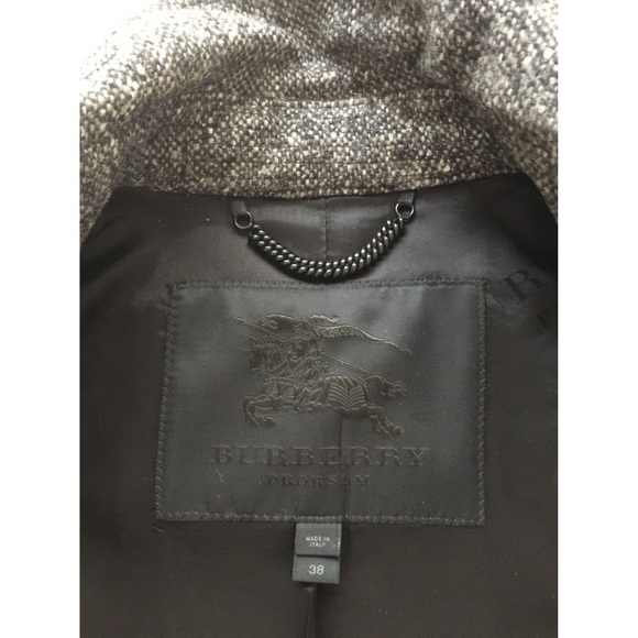 Sold 💯 Burberry Tweed Coat Honey-Beige IT38/US2 - Picture 6 of 8